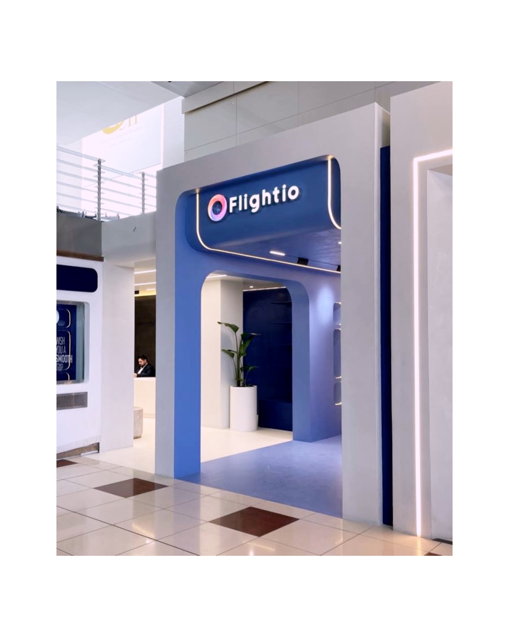 طراحی غرفه فلایتیو فرودگاه امام