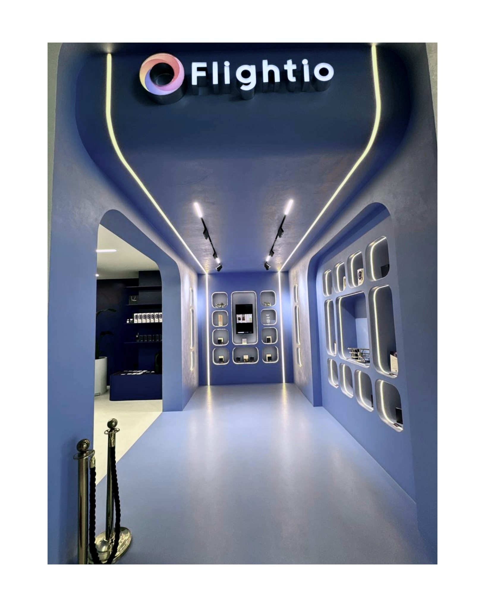 طراحی غرفه فلایتیو فرودگاه امام