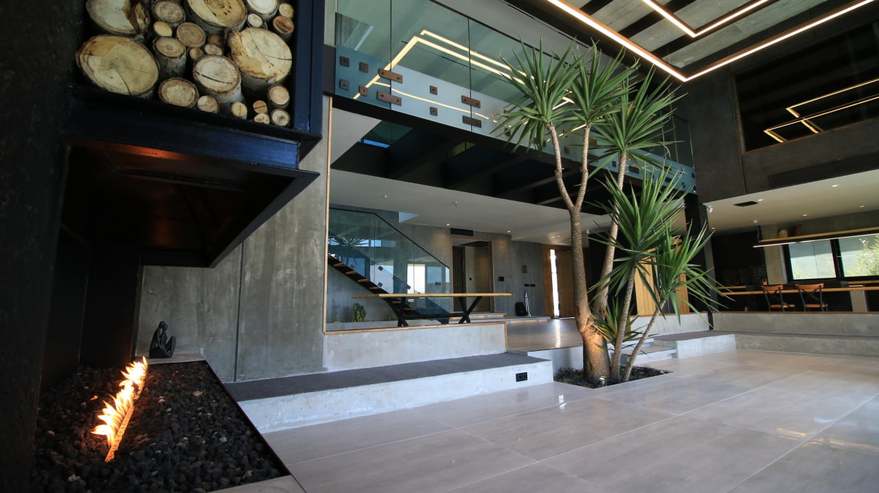 طراحی مدرن ویلای بامبو