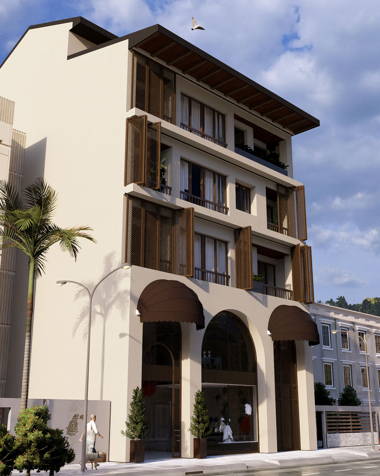 طراحی نمای مسکونی شاندرمن